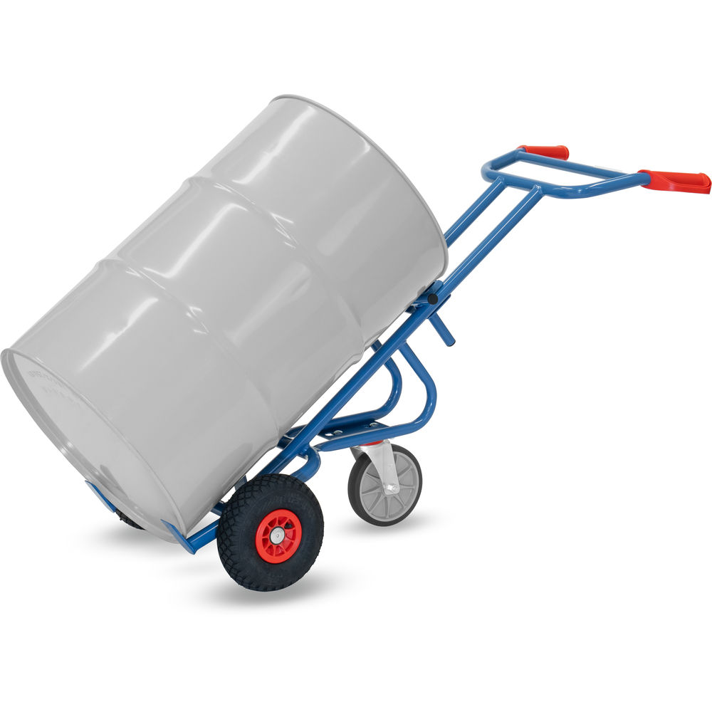 fetra® Drum trolley 1072 with pneumatic tyres
