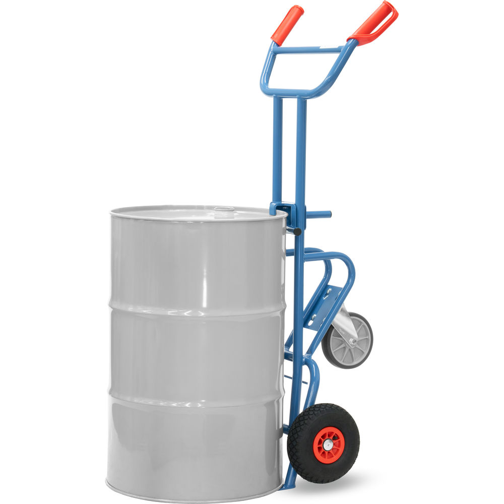 fetra® Drum trolley 1072 with pneumatic tyres