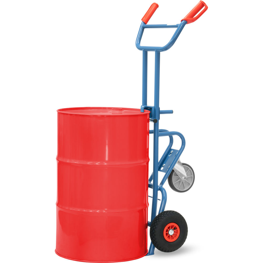 fetra® Drum trolley 1072 with pneumatic tyres