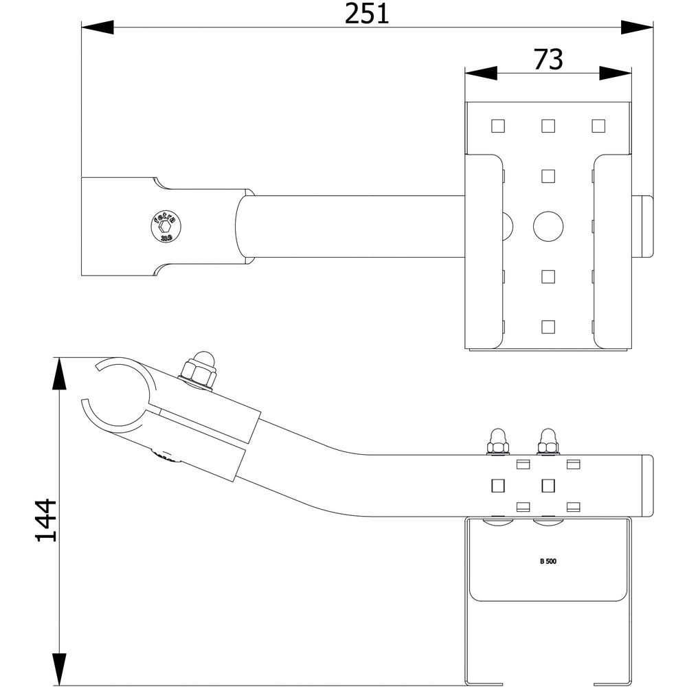 fetra® Disinfectant holder for Bode-bottles 500 ml 