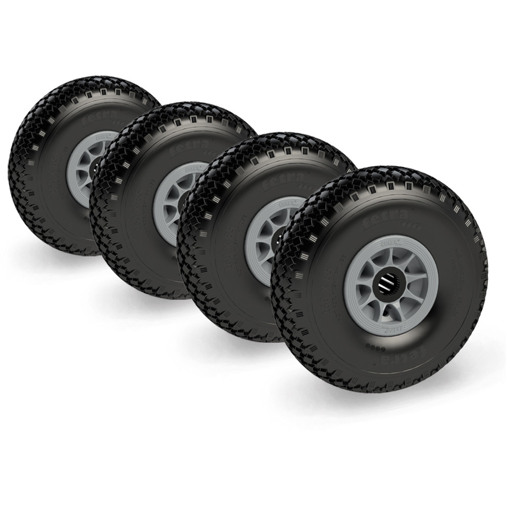 fetra® Surcharge for one set PU-tyres 260 x 85 mm