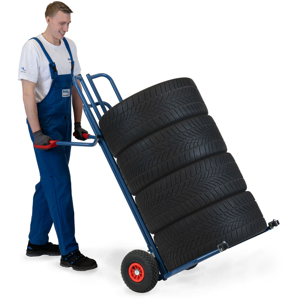fetra® Tyre truck 2035A with pick-up rolls