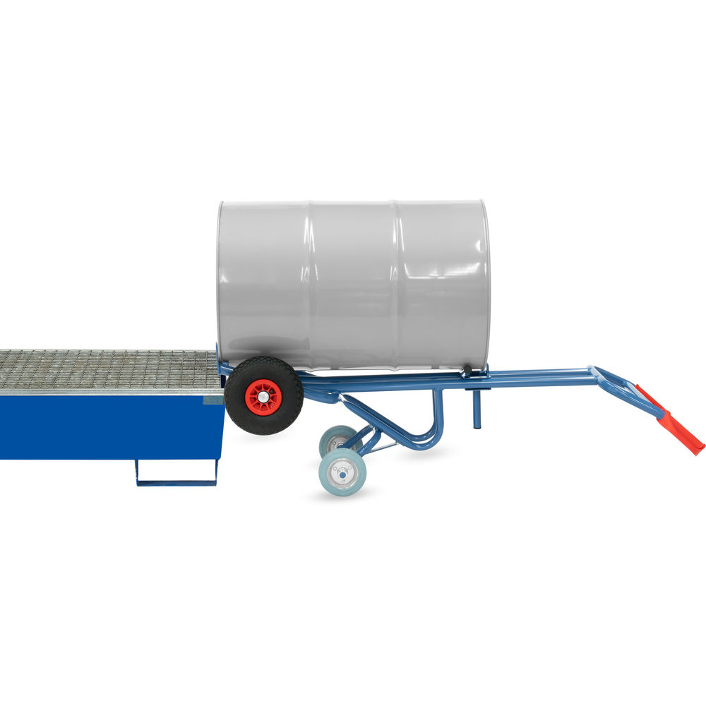 fetra® Drum trolley 2079 - with 2 supporting castor wheels