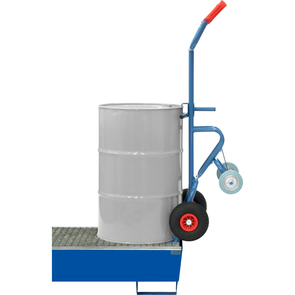fetra® Drum trolley 2079 - with 2 supporting castor wheels