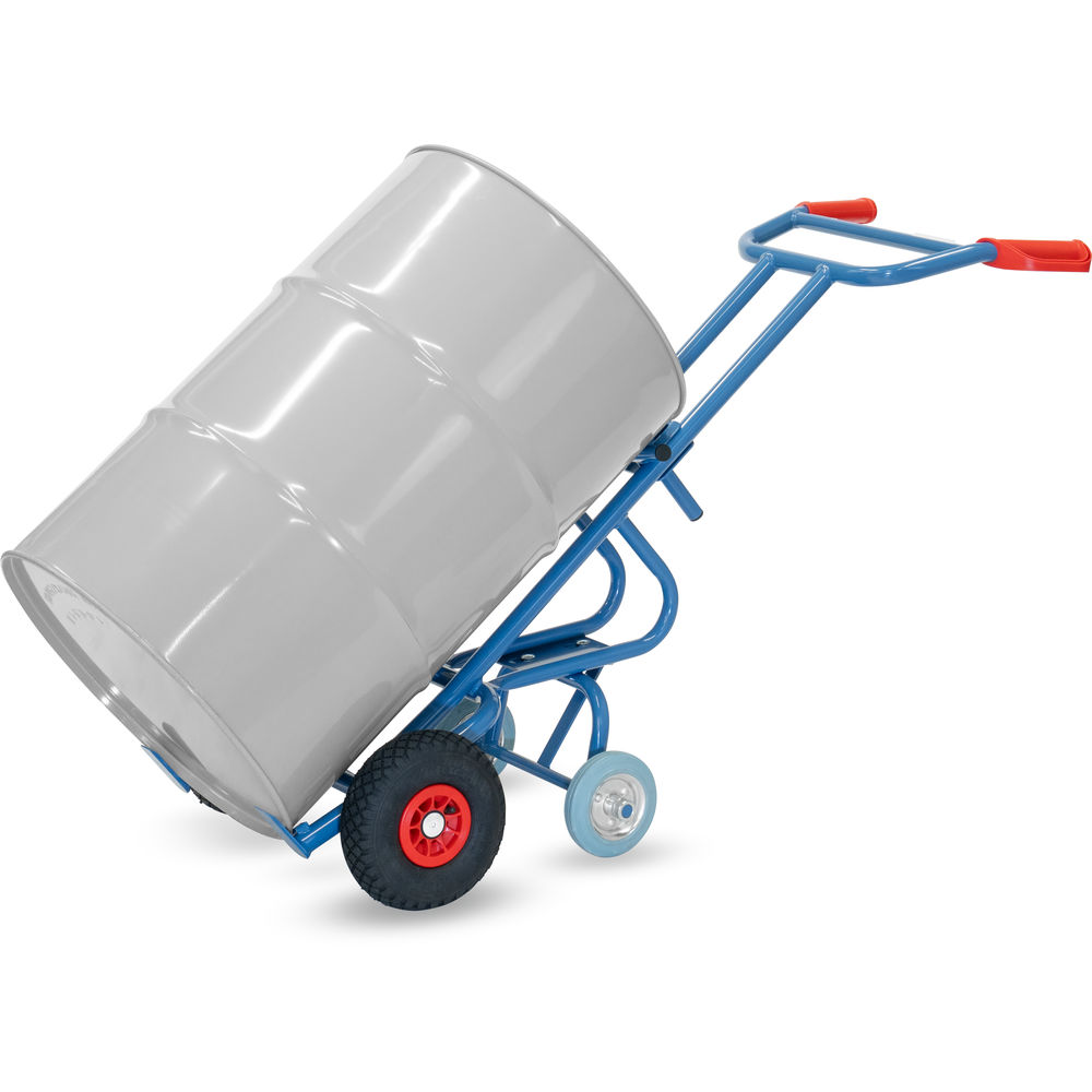 fetra® Drum trolley 2079 - with 2 supporting castor wheels