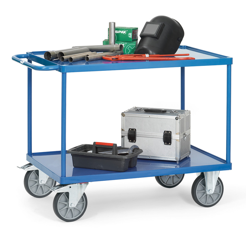 fetra® Table top cart 2400W with 2 shelves