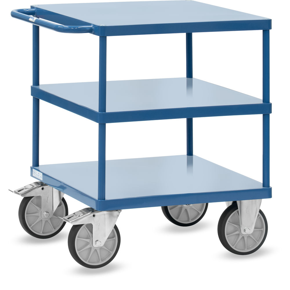 fetra® Table top cart 2417B - squared platform