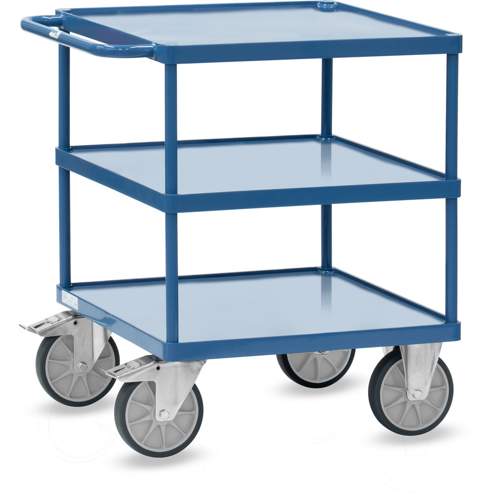 fetra® Table top cart 2417W - squared platform