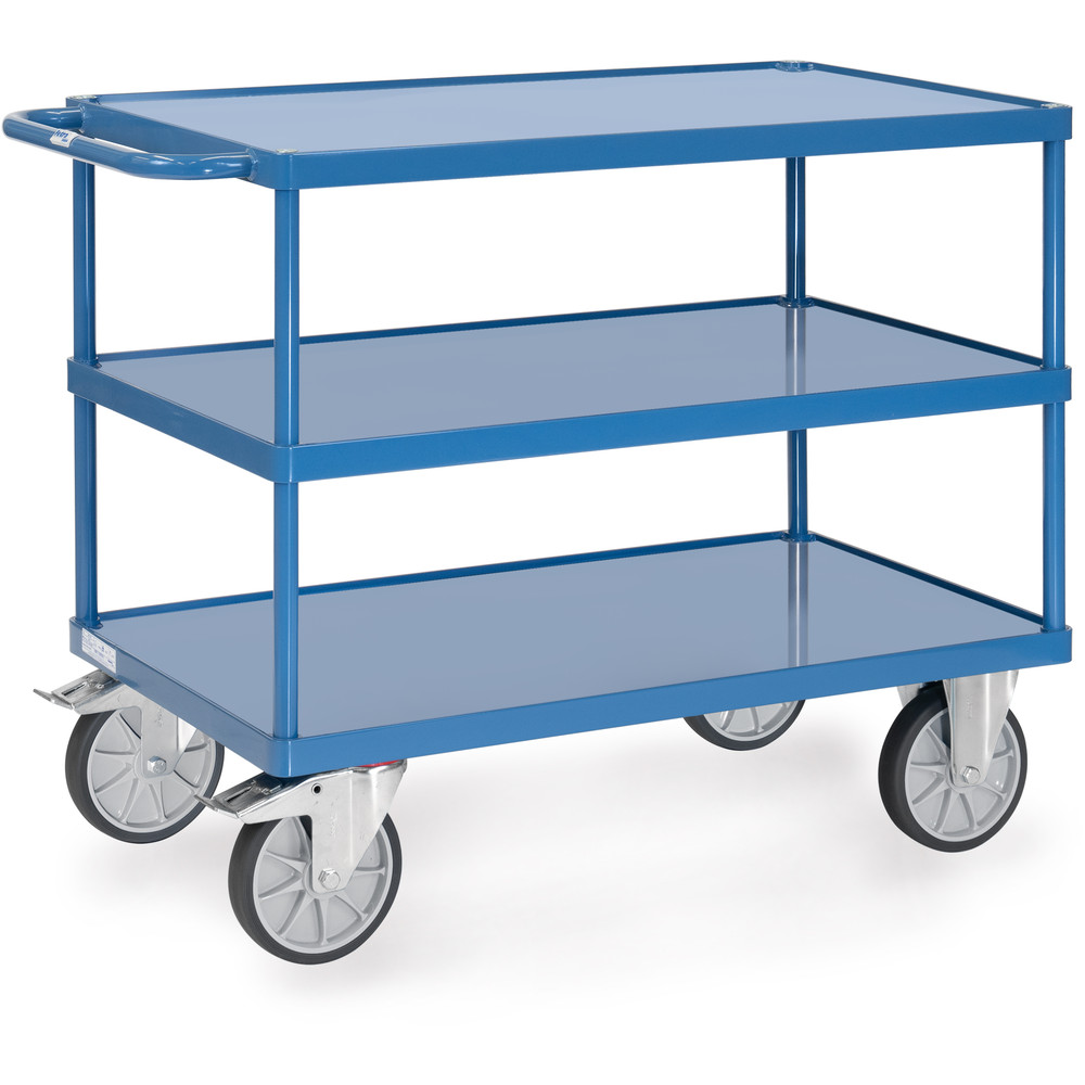 fetra® Table top cart 2421W with 3 shelves