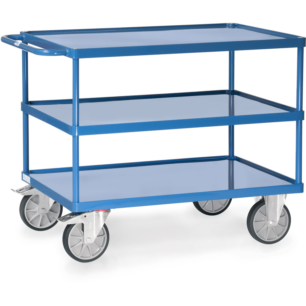 fetra® Table top cart 2422W with 3 shelves