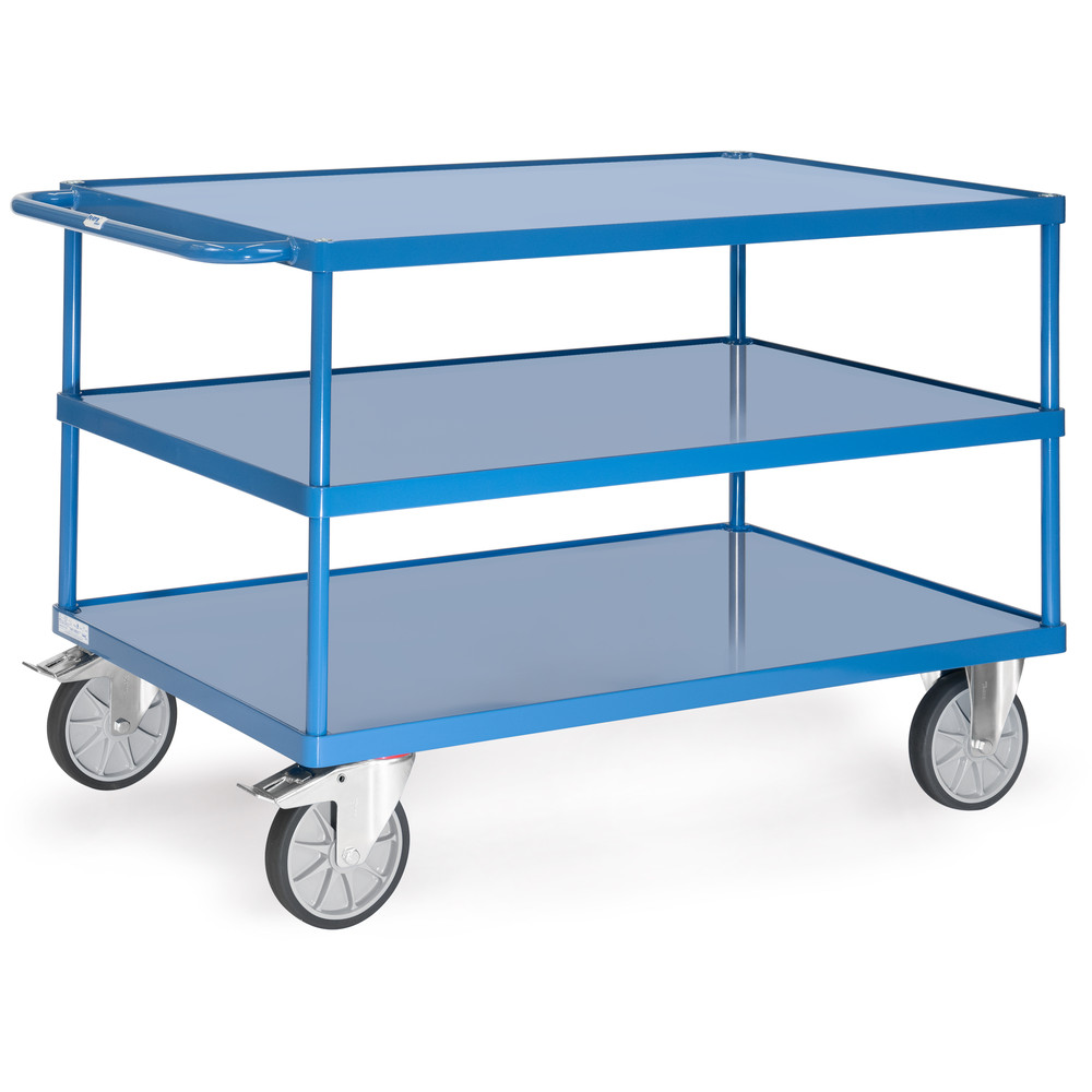fetra® Table top cart 2423W with 3 shelves