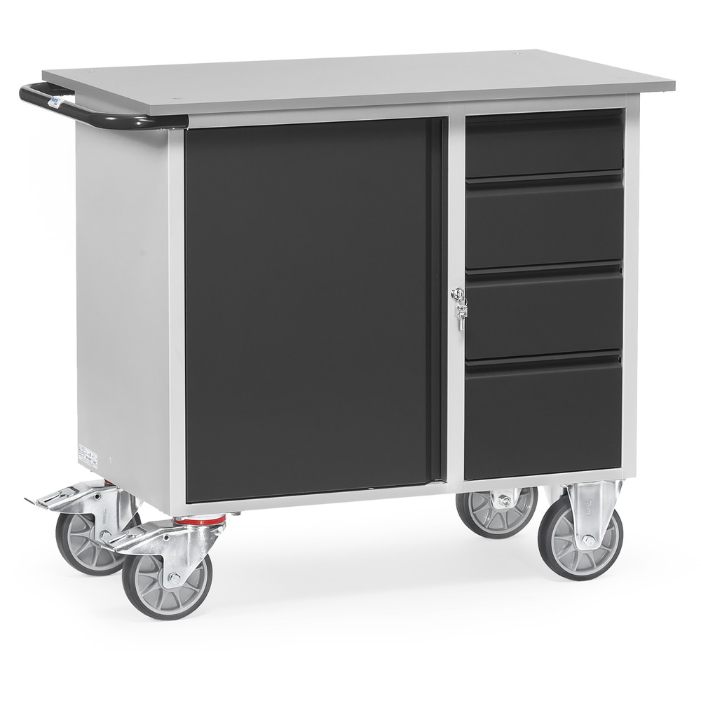 fetra® Workshop cart 2452-7016-GREY-EDITION