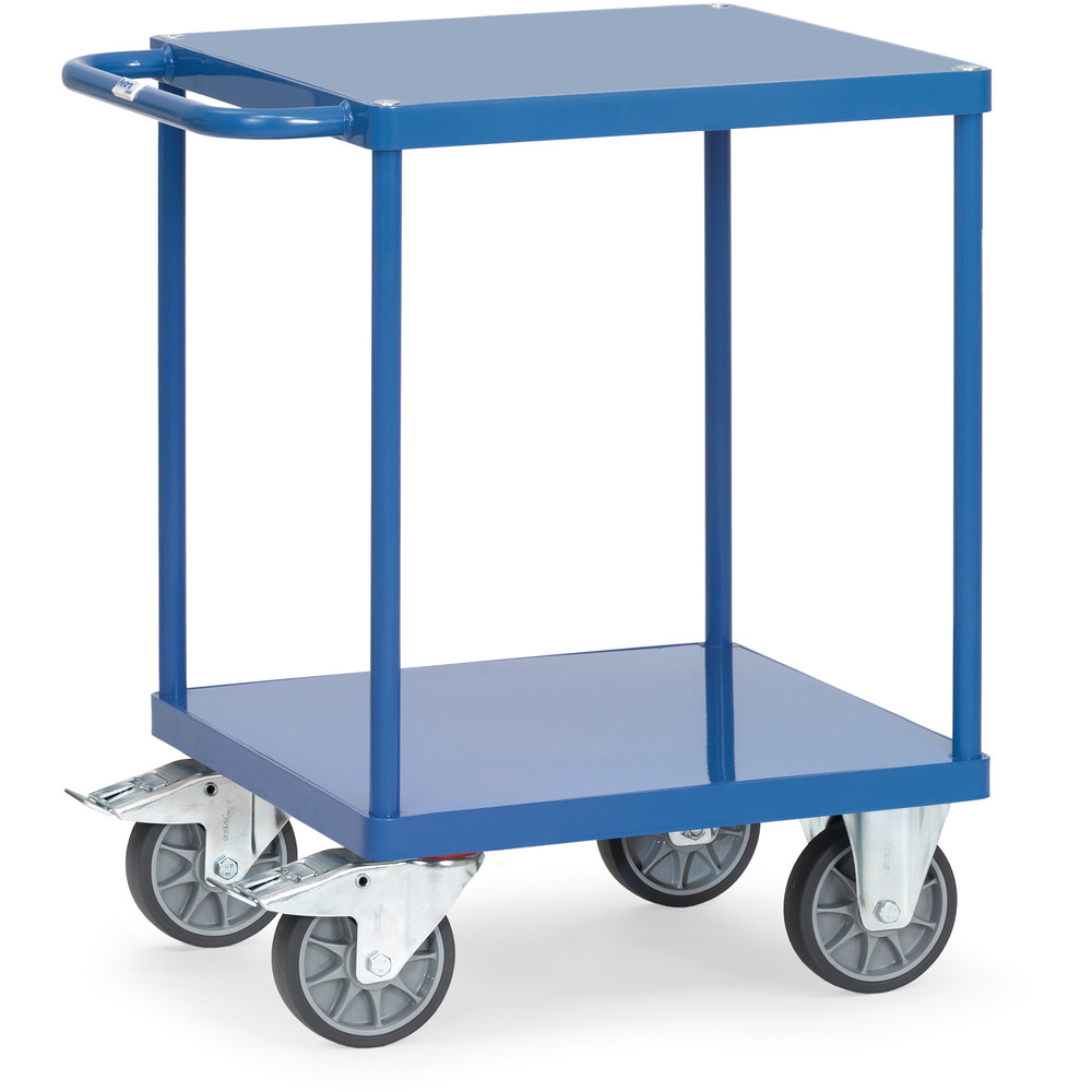 fetra® Table top cart 2496B - squared platform