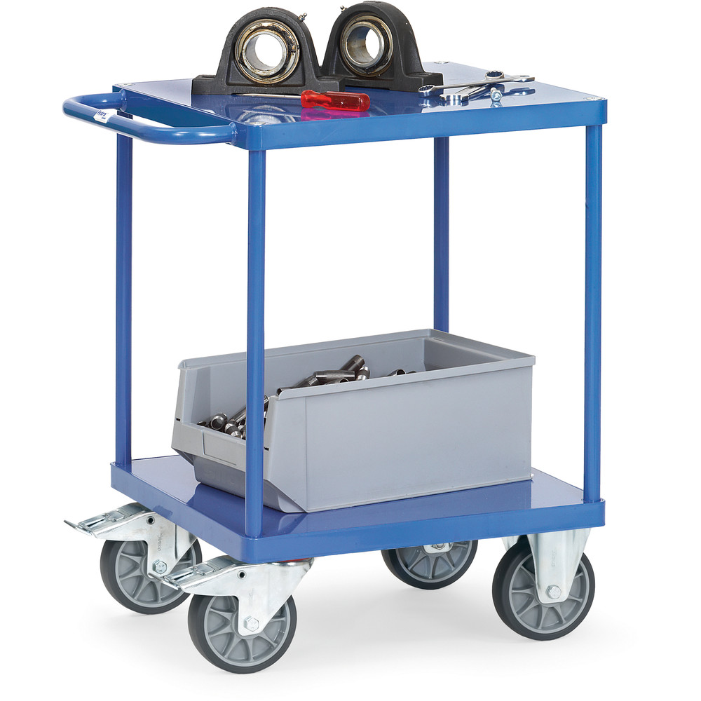 fetra® Table top cart 2496B - squared platform