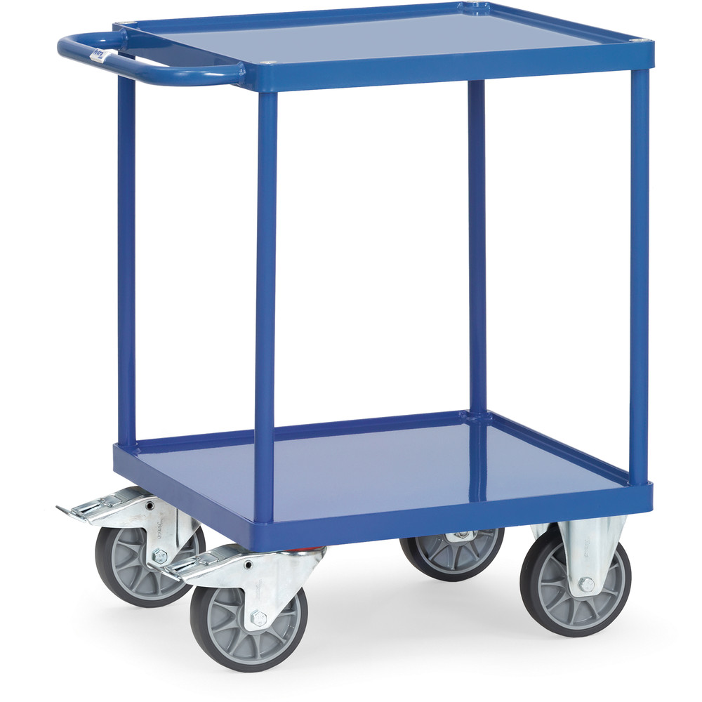 fetra® Table top cart 2496W - squared platform