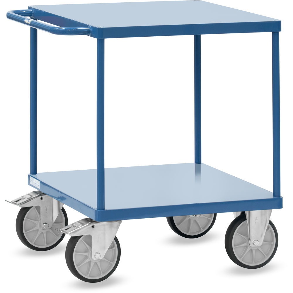 fetra® Table top cart 2497B - squared platform