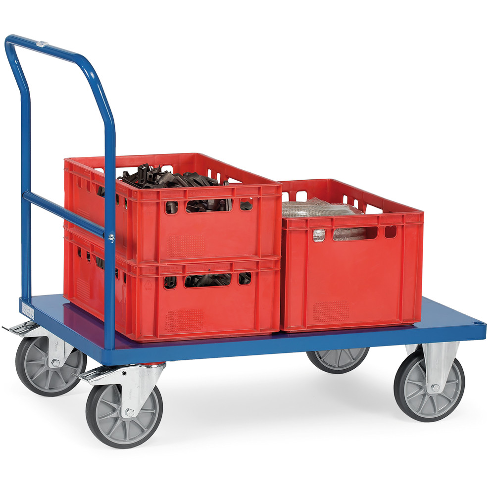 fetra® Open cart 2502B with steelsheet platform