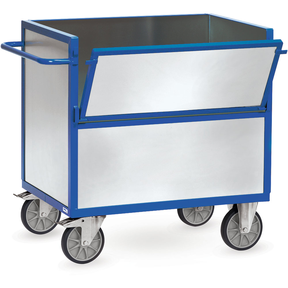 fetra® Sheet steel box cart 2823