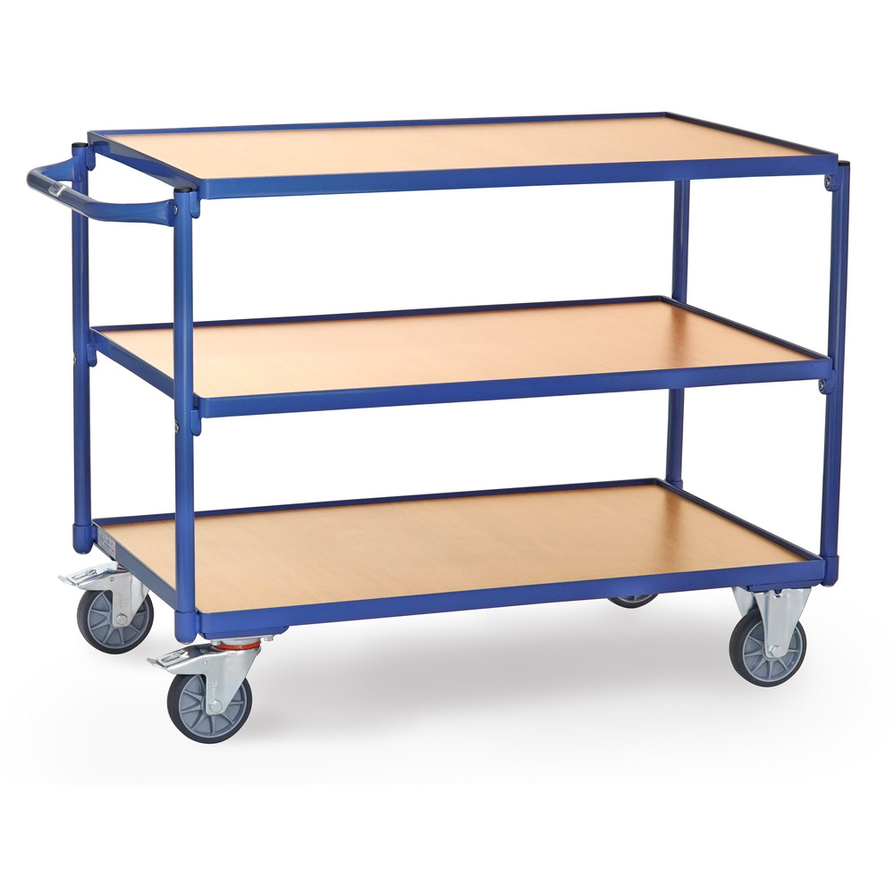fetra® Table top cart 2952 with 3 shelves
