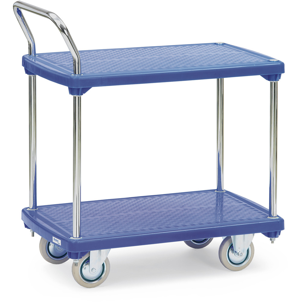 fetra® Plastic platform trolley 3132