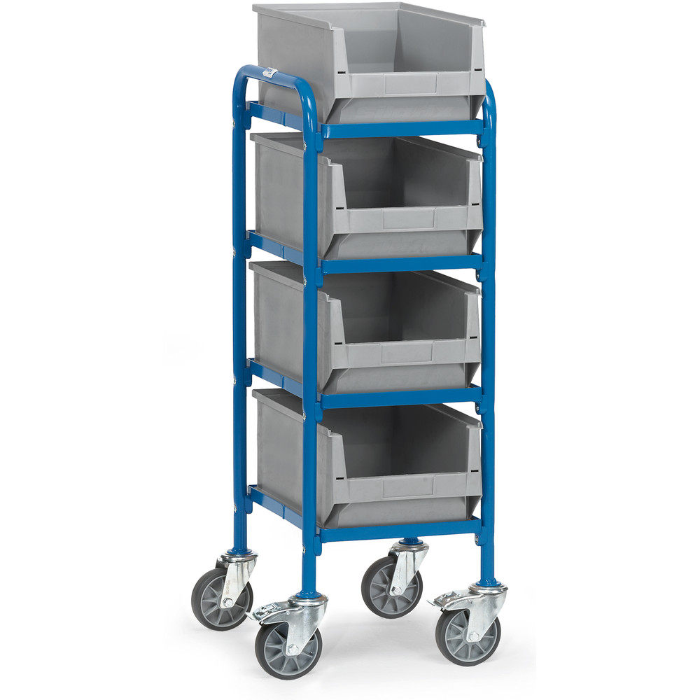 fetra® Storage trolley 32921 with boxes
