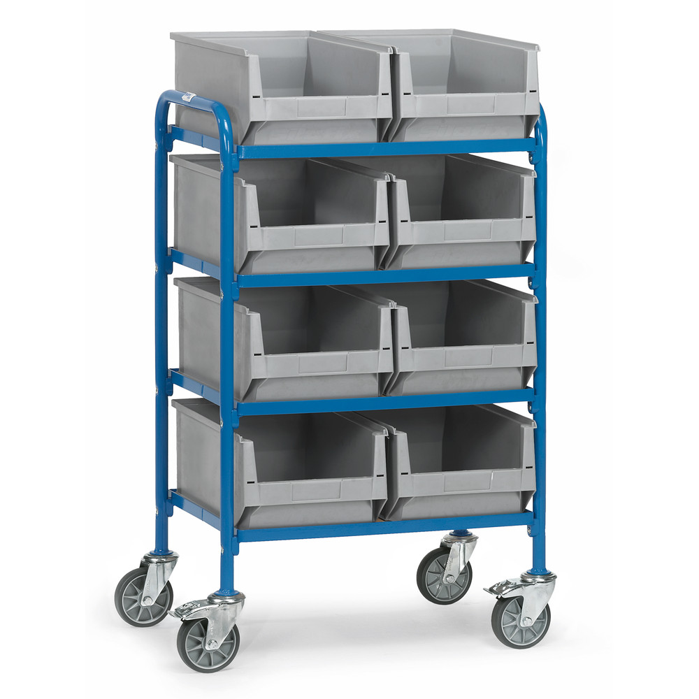 fetra® Storage trolley 32931 with boxes
