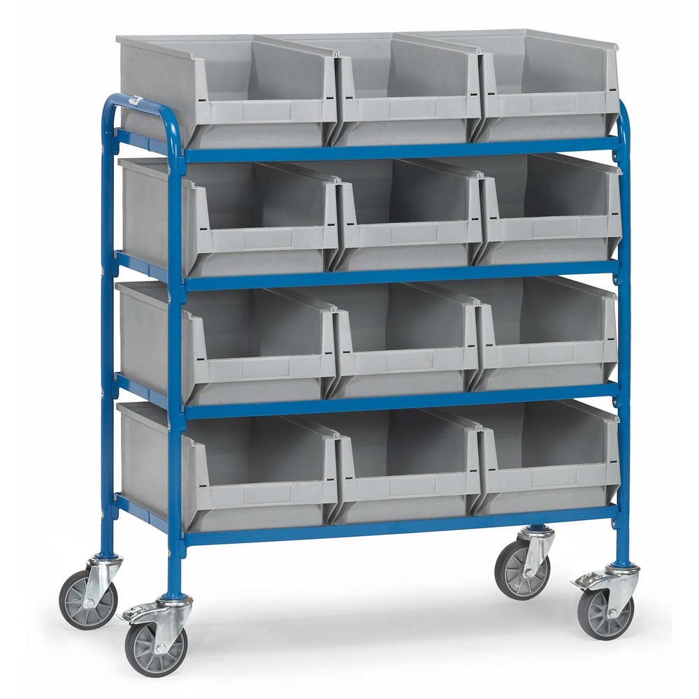 fetra® Storage trolley 32941 with boxes