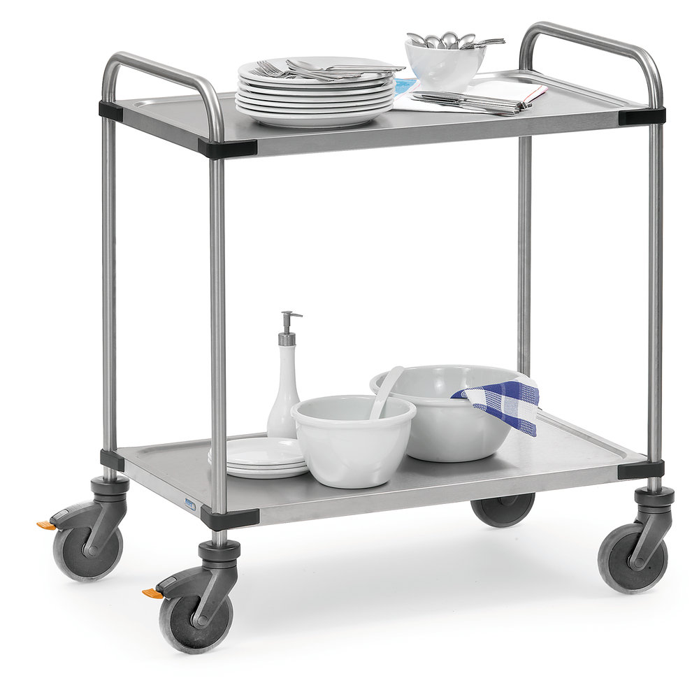 fetra® Stainless steel trolley 5001
