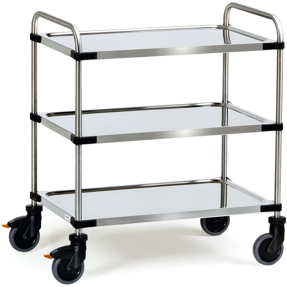 fetra® Stainless steel trolley 5005