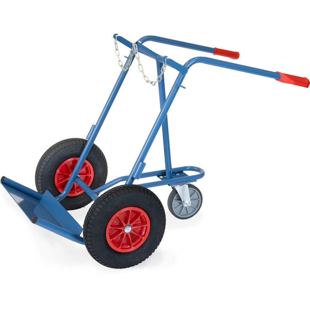 fetra® Steel bottle trolley 52229P-ST