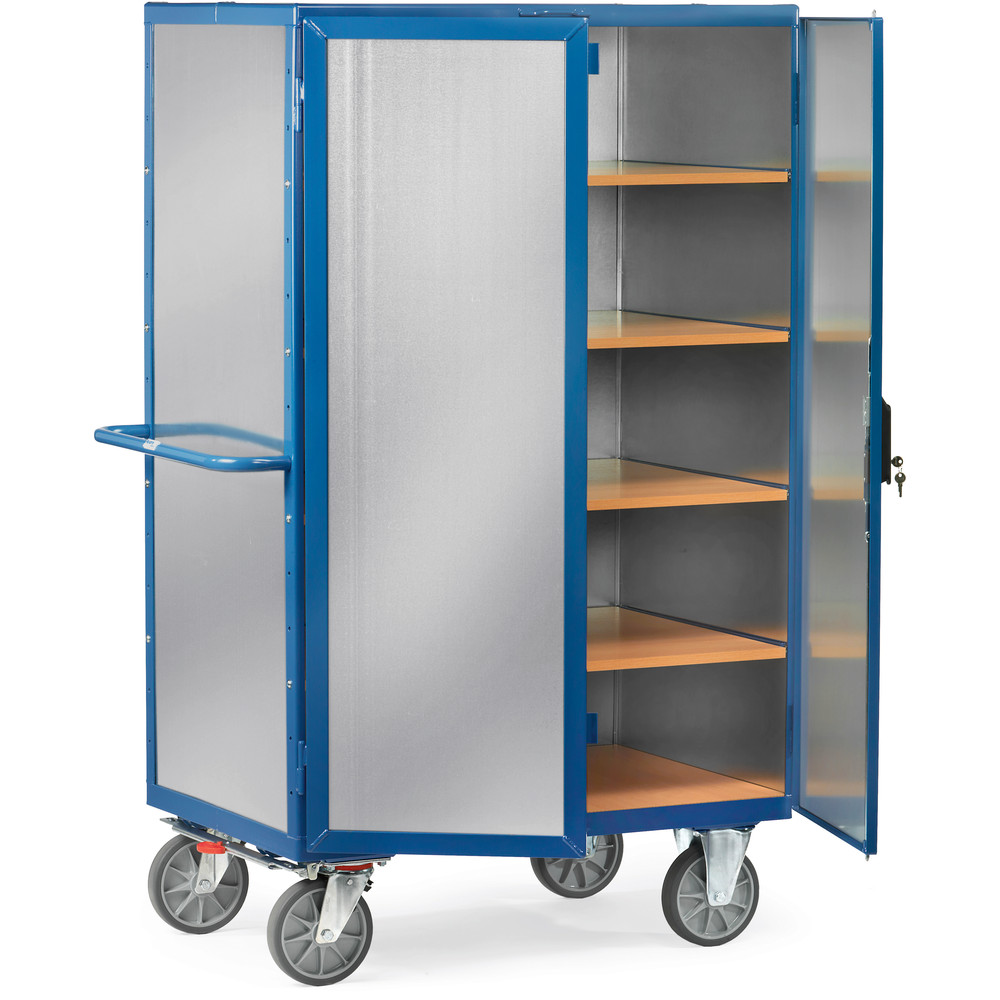 fetra® Box cart with steel sheet walls 5492