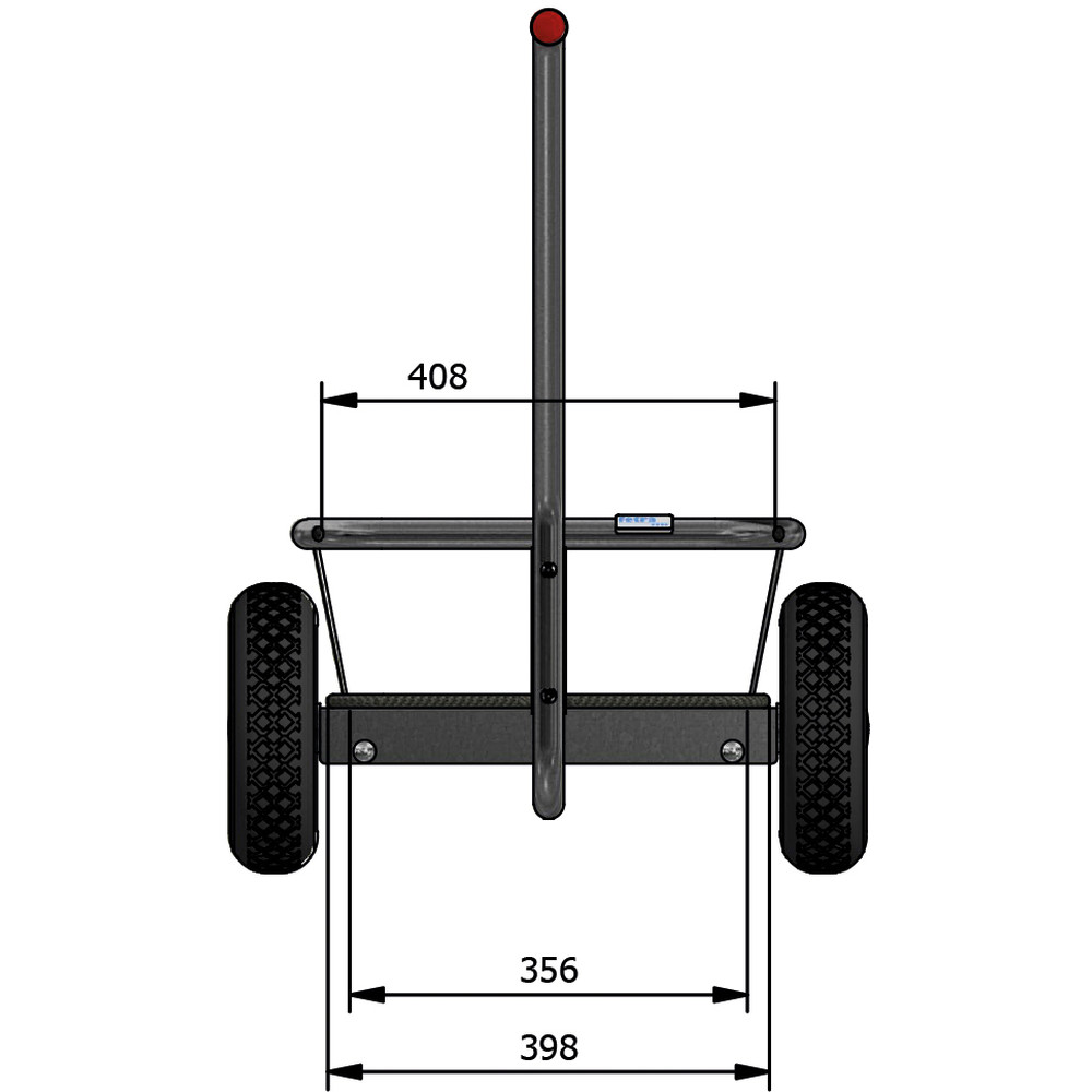 fetra® Hand cart hot-dip galvanised 6091P