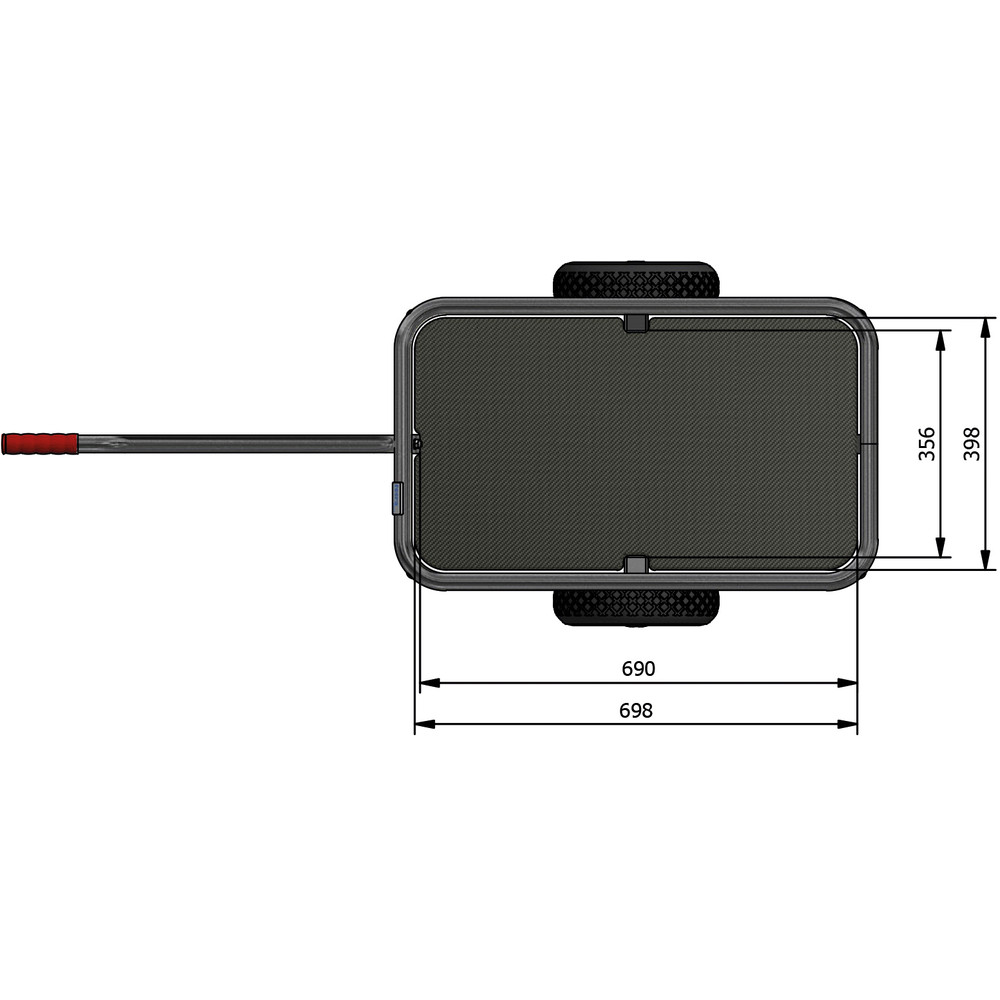 fetra® Hand cart hot-dip galvanised 6091P
