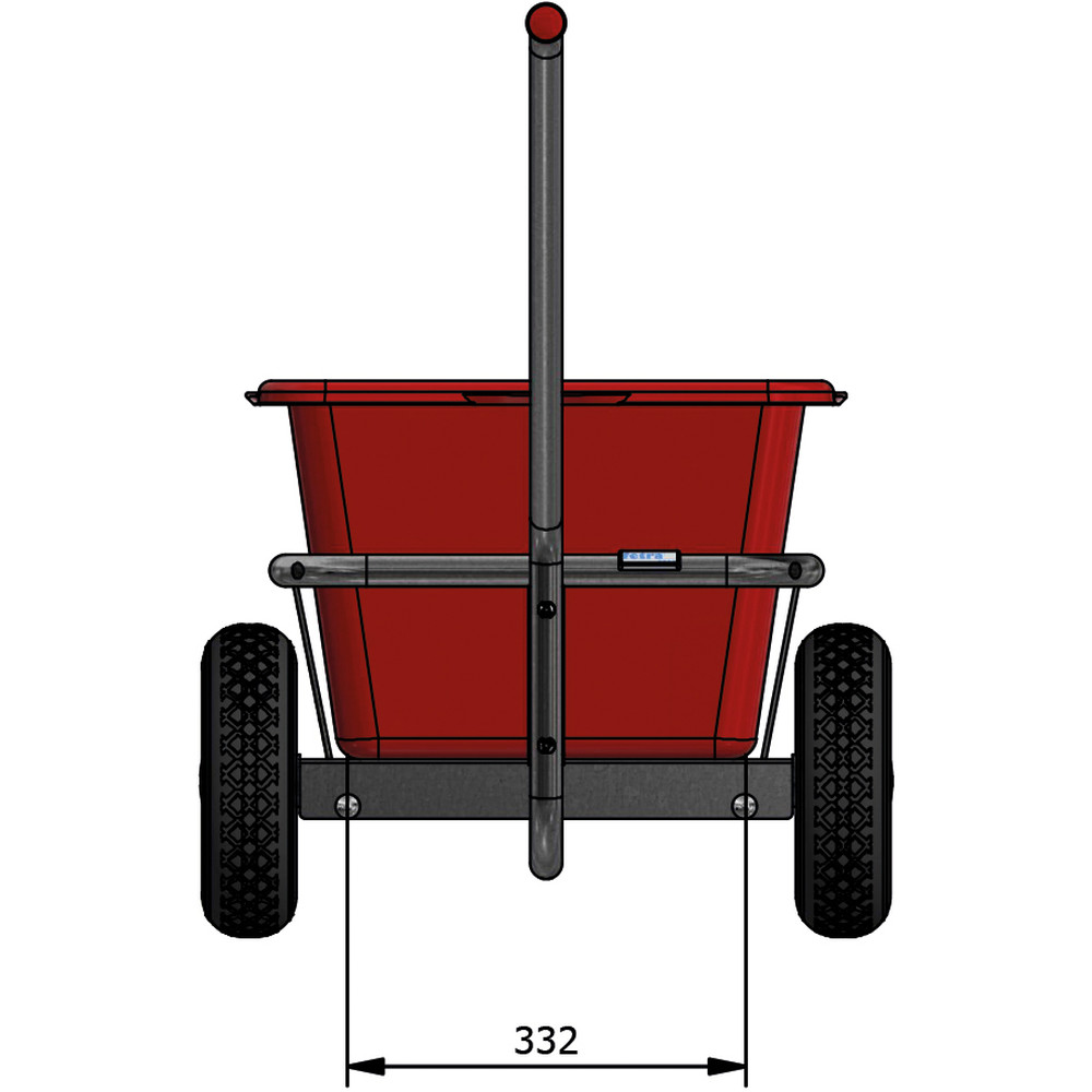 fetra® Hand cart hot-dip galvanised 6101P