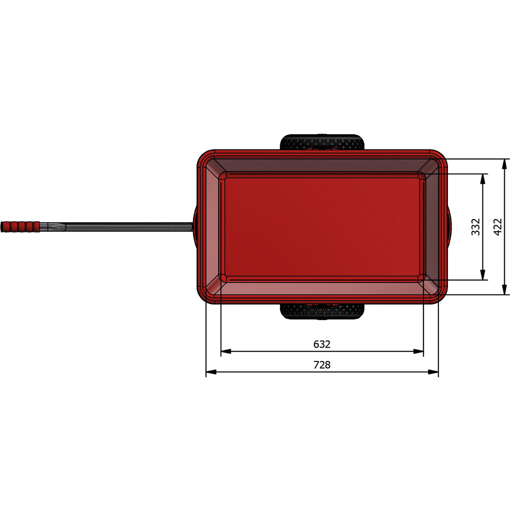 fetra® Hand cart hot-dip galvanised 6101P