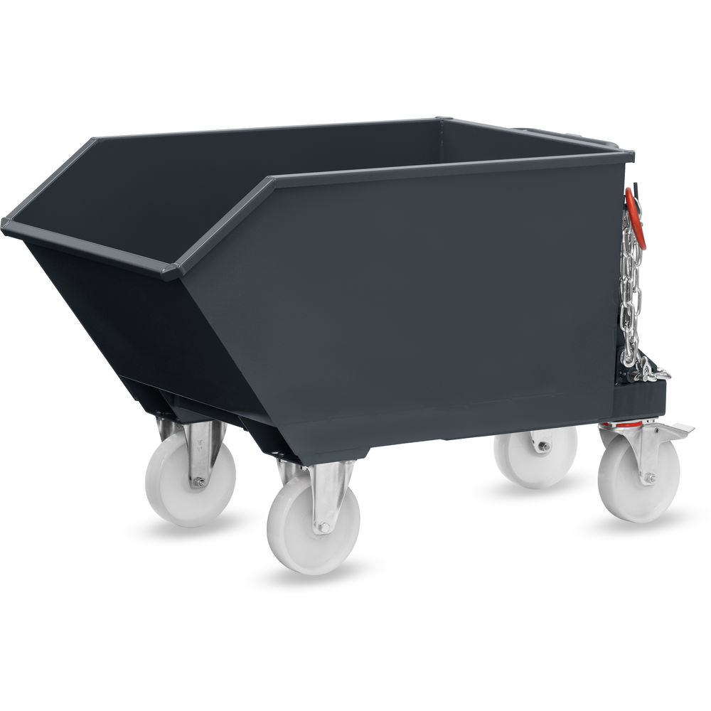 fetra® Tipping container with wheelset 6230R-7016