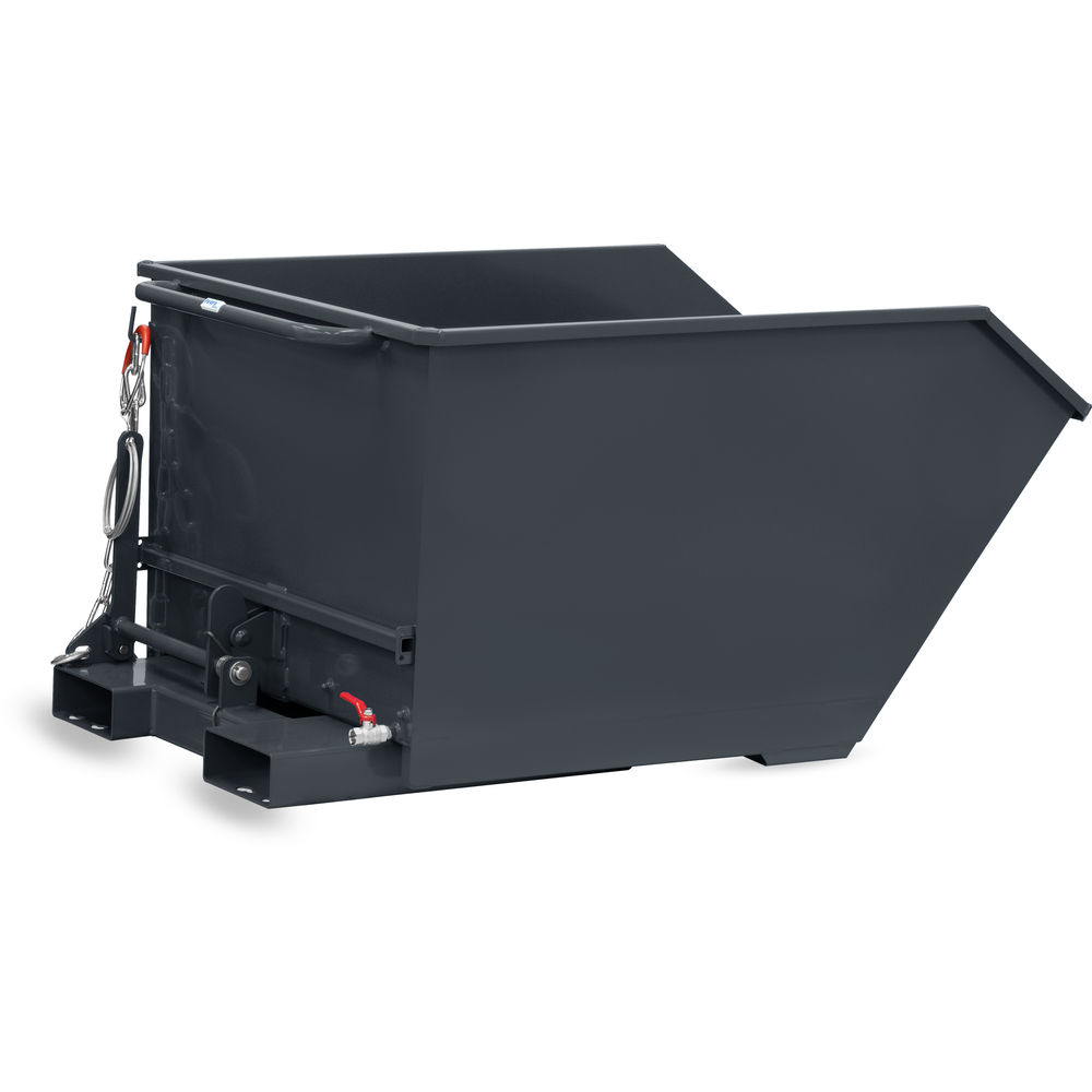 fetra® Tipping container with drainage tap 6250A-7016