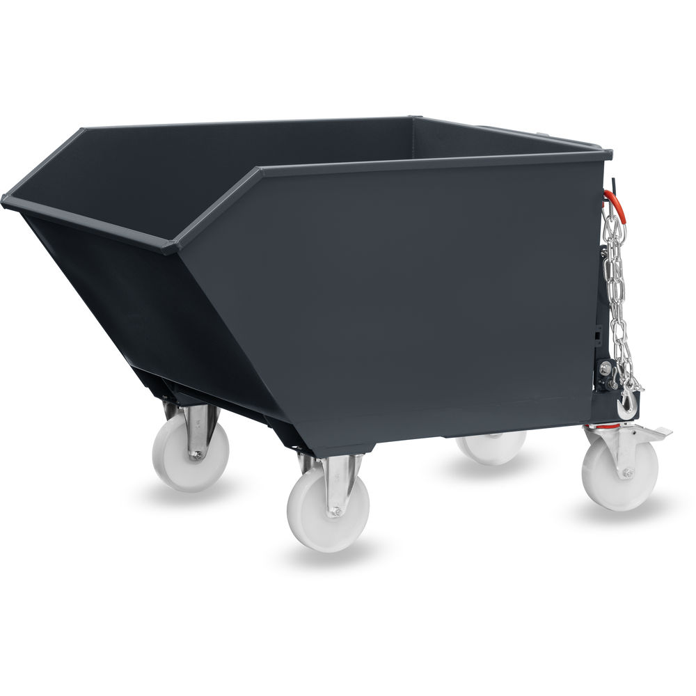 fetra® Tipping container with wheelset 6250R-7016