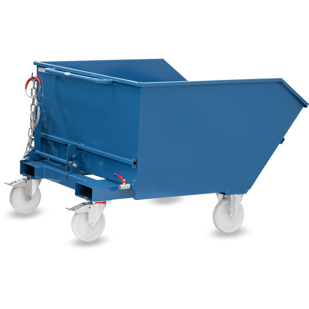 fetra® Tipping container with drainage tap and wheelset 6275AR