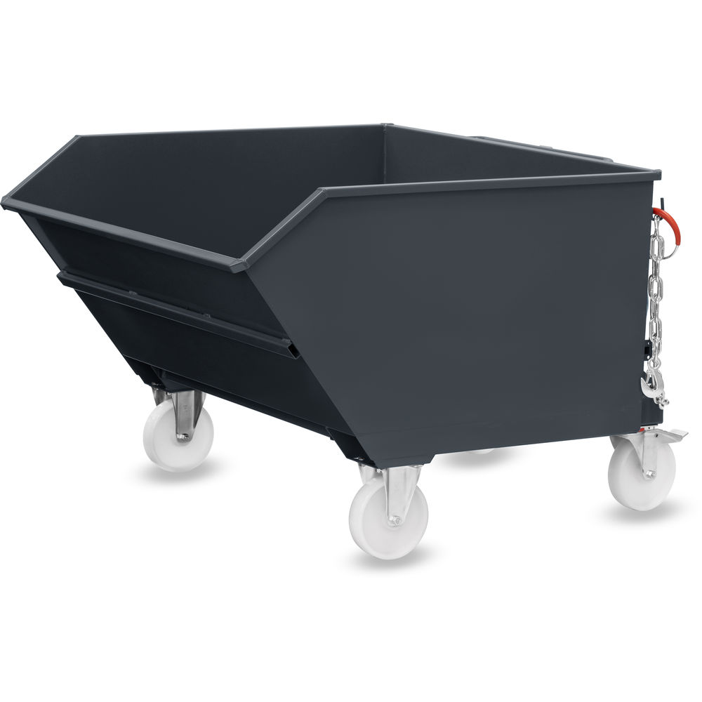 fetra® Tipping container with wheelset 6275R-7016