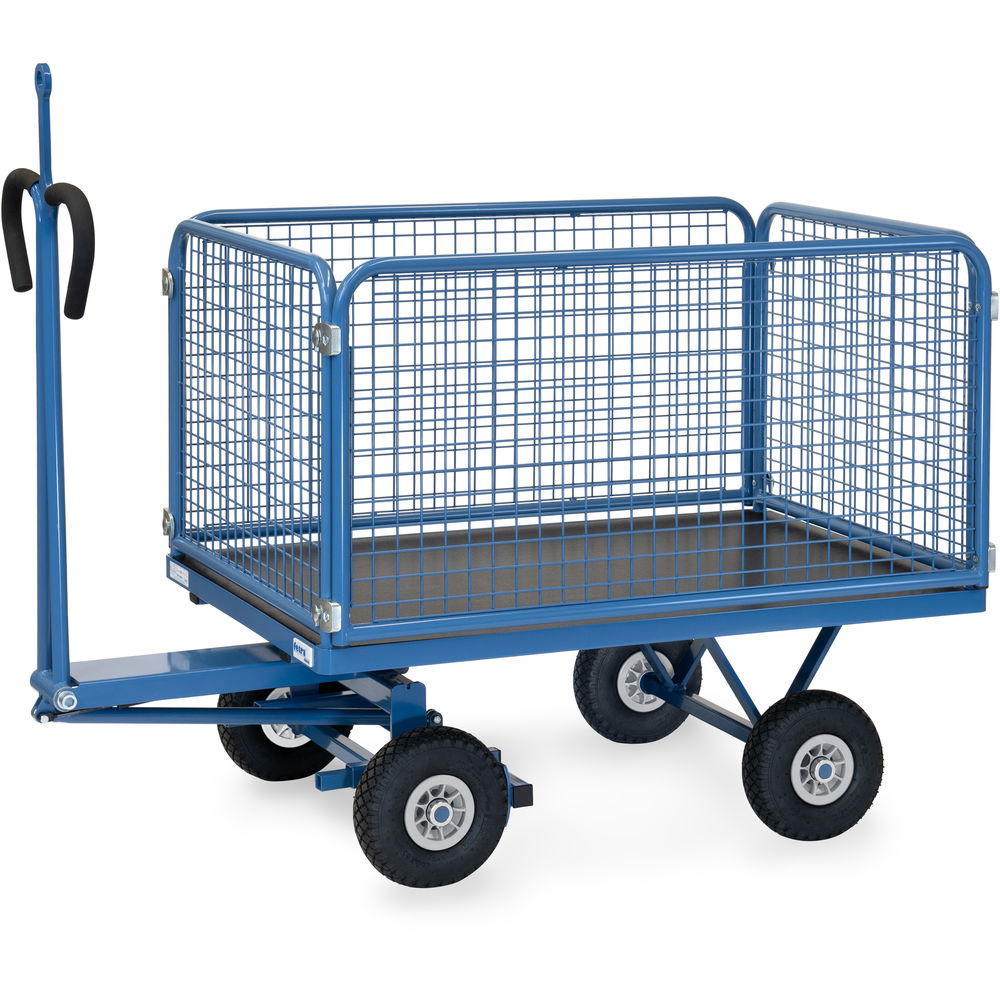 fetra® Hand truck with wire lattice and traction eye 6433PZ