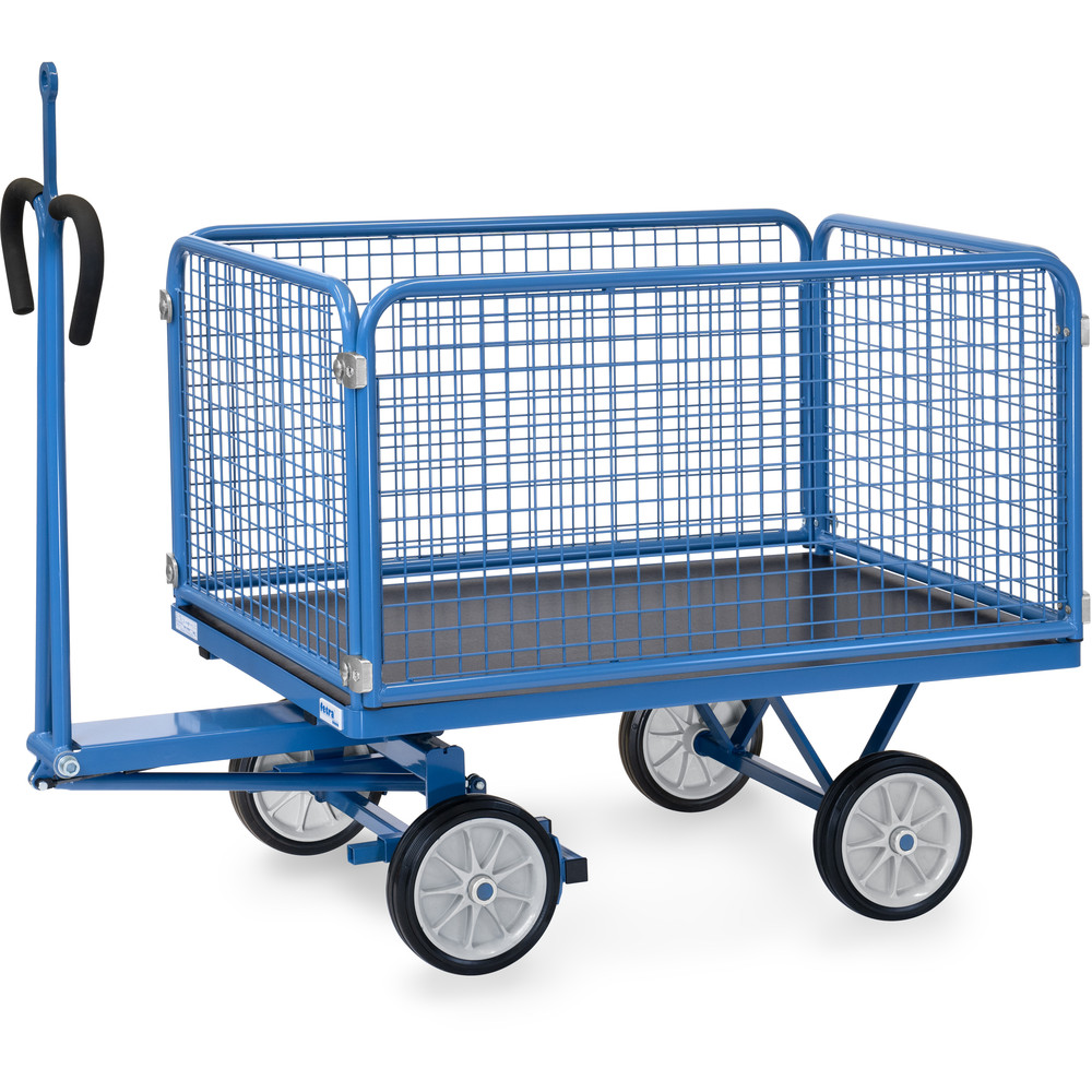 fetra® Hand truck with wire lattice and traction eye 6433VZ