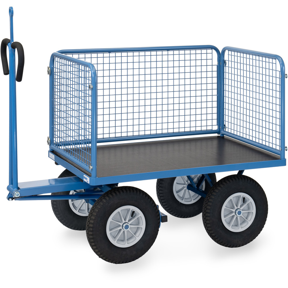 fetra® Hand truck with wire lattice and traction eye 6434LZ