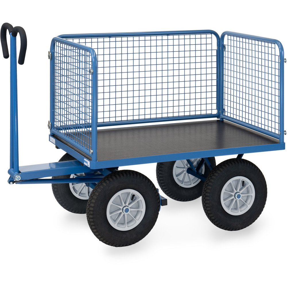 fetra® Hand truck with wire lattice 6434L