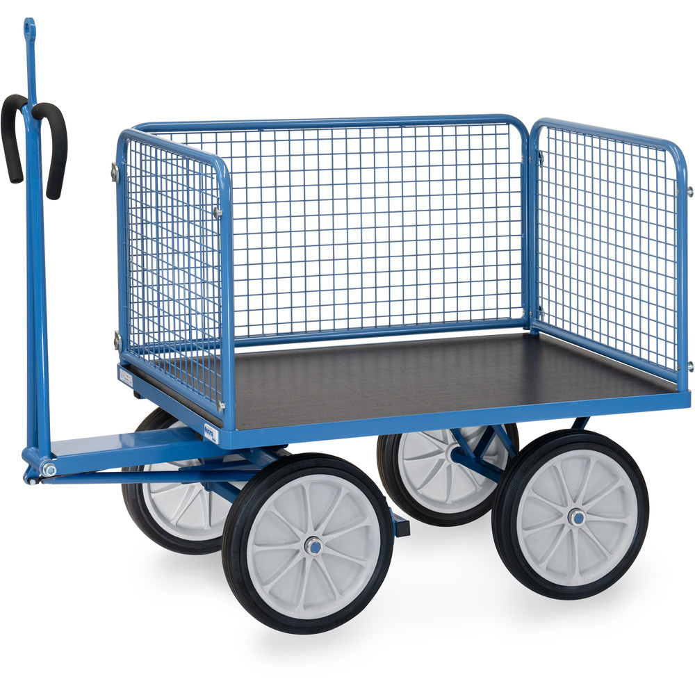 fetra® Hand truck with wire lattice and traction eye 6434VZ
