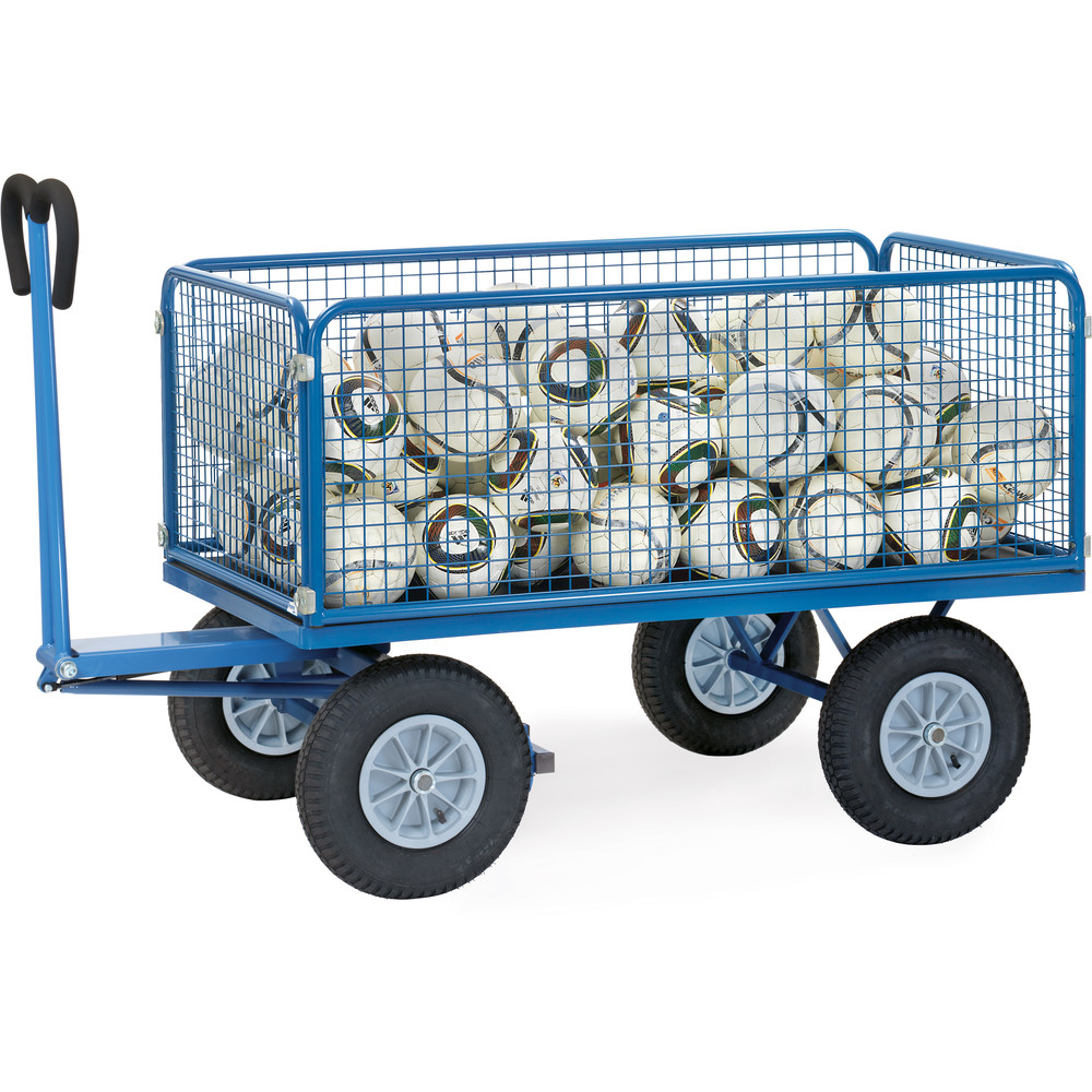 fetra® Hand truck with wire lattice 6435L