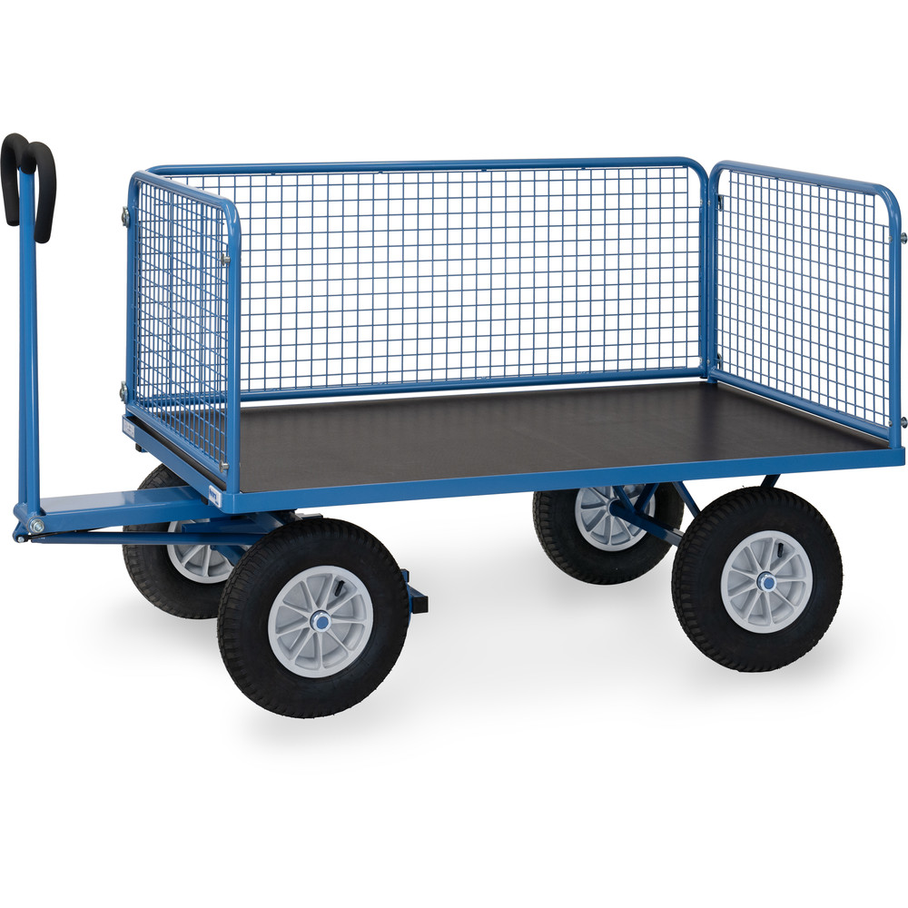 fetra® Hand truck with wire lattice 6435L