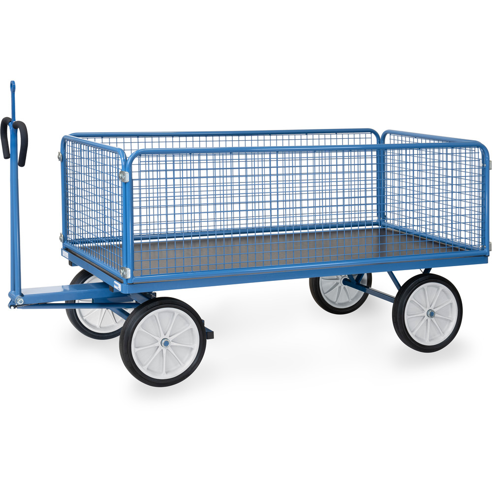 fetra® Hand truck with wire lattice and traction eye 6436VZ