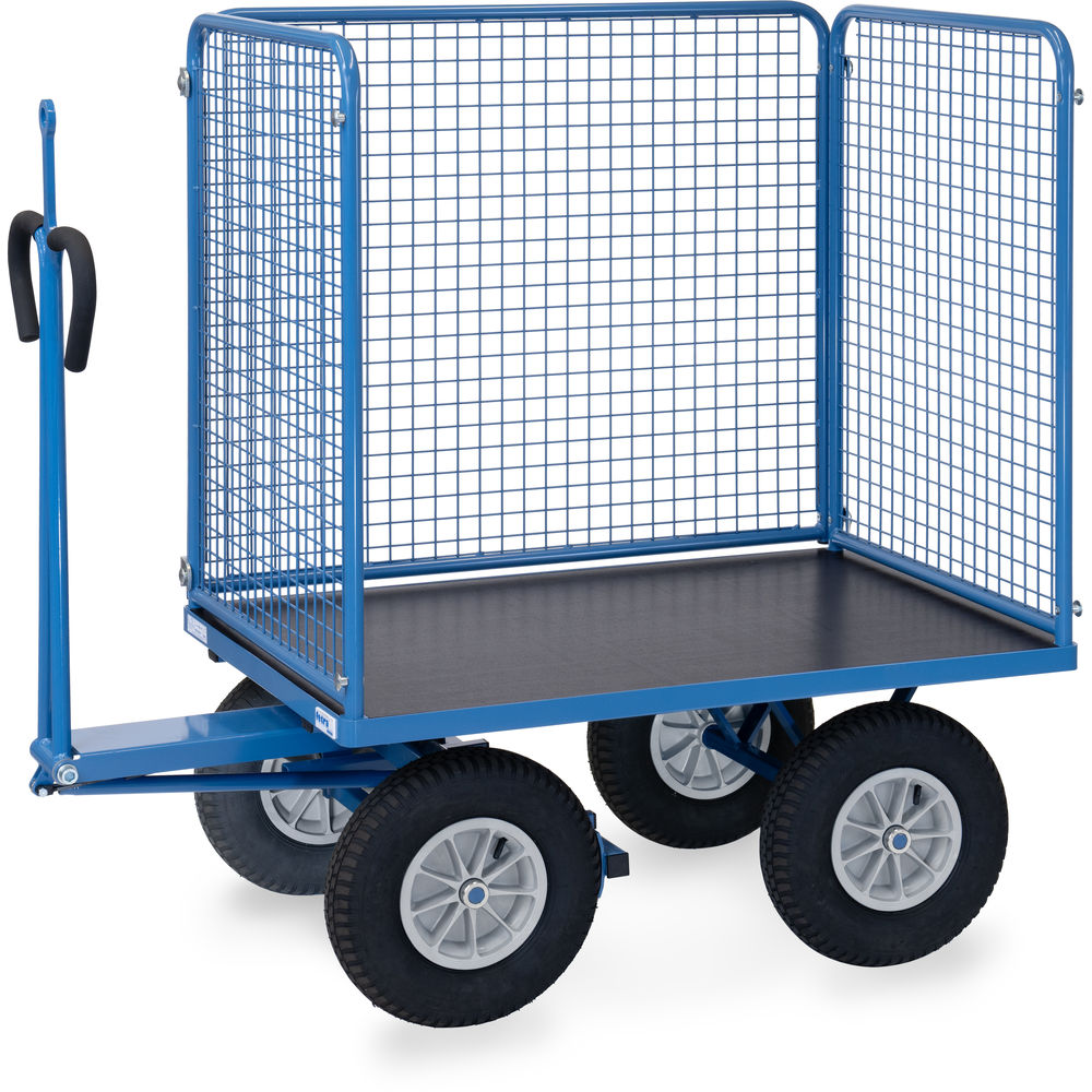 fetra® Hand truck with wire lattice and traction eye 6444LZ