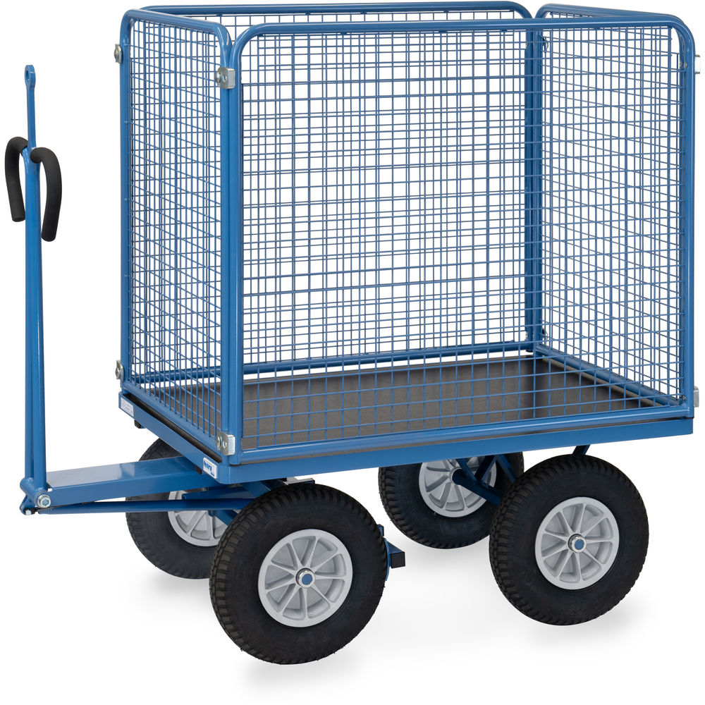 fetra® Hand truck with wire lattice and traction eye 6444PZ